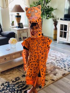 Kid in Tiger Costume